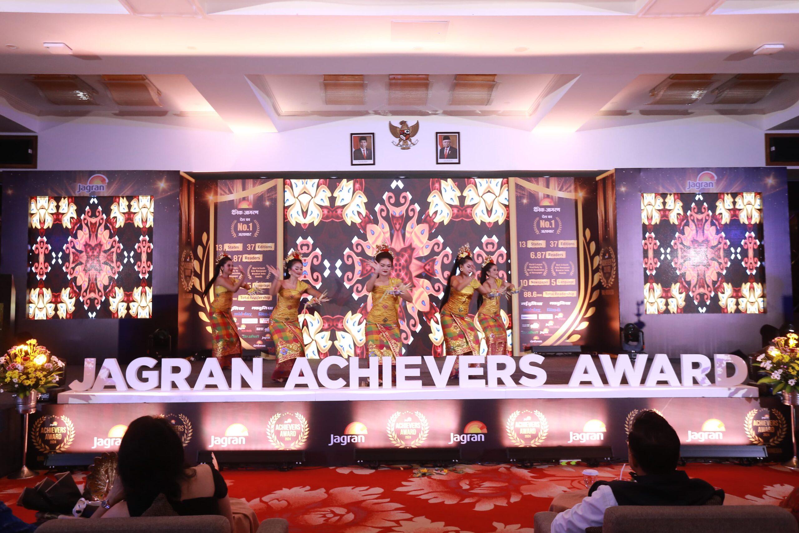 Jagran Achievers Award ceremony stage