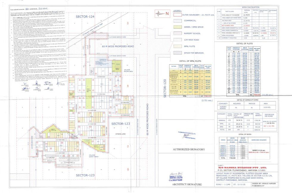 Mansha Oasis old layout plan
