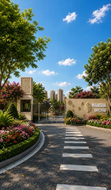 Mansha Orchid entrance